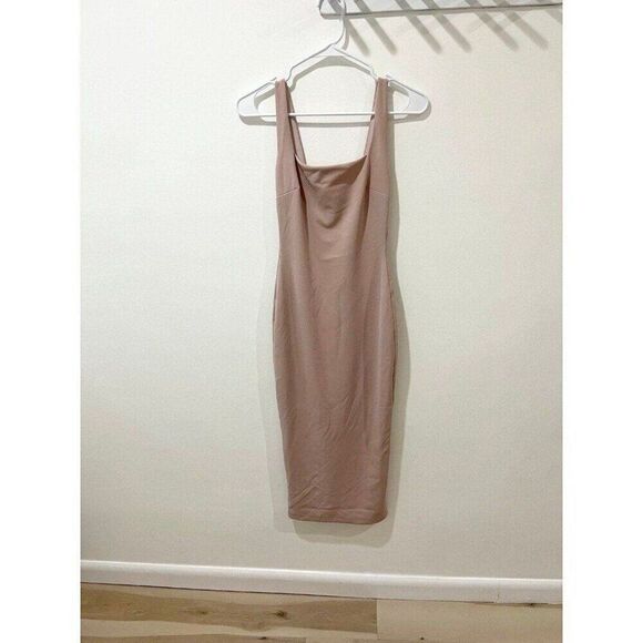 Nookie NWT Nude Pink Clean Girl Minimalist Quiet Luxury Old Money Chic Dress - Picture 4 of 12